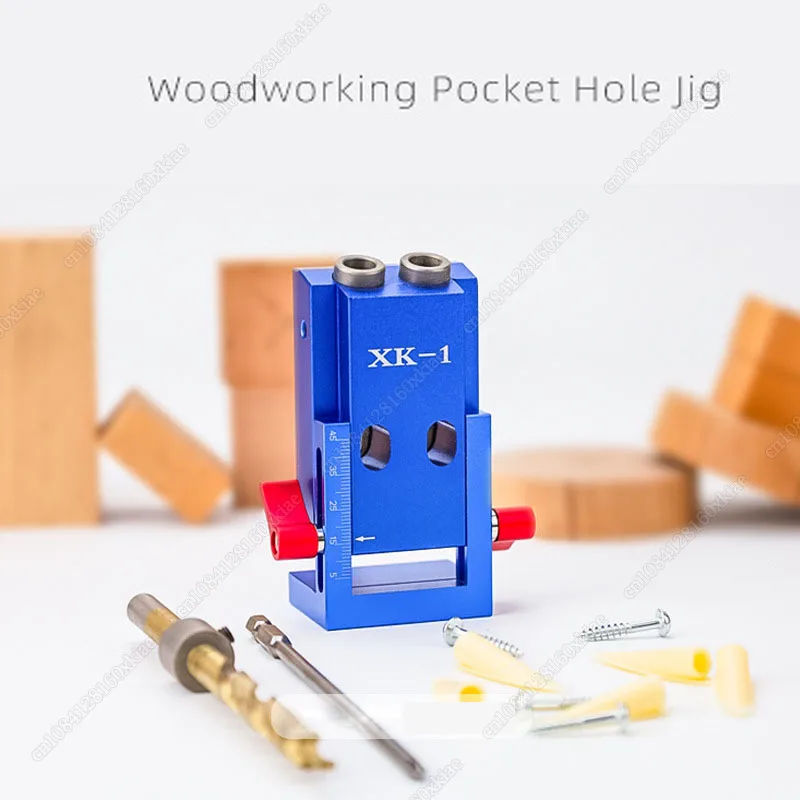 Oblique Hole Locator Set System For Wood Working & Joinery + Step Drill Bit Wood Work Tool Set With 9mm Drill Bit