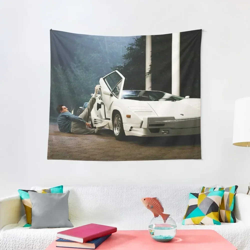 

The Wolf Of Classic Car Tapestry Carpet Wall Aesthetic Room Decor Korean Aesthetic Room Decorations Tapestry