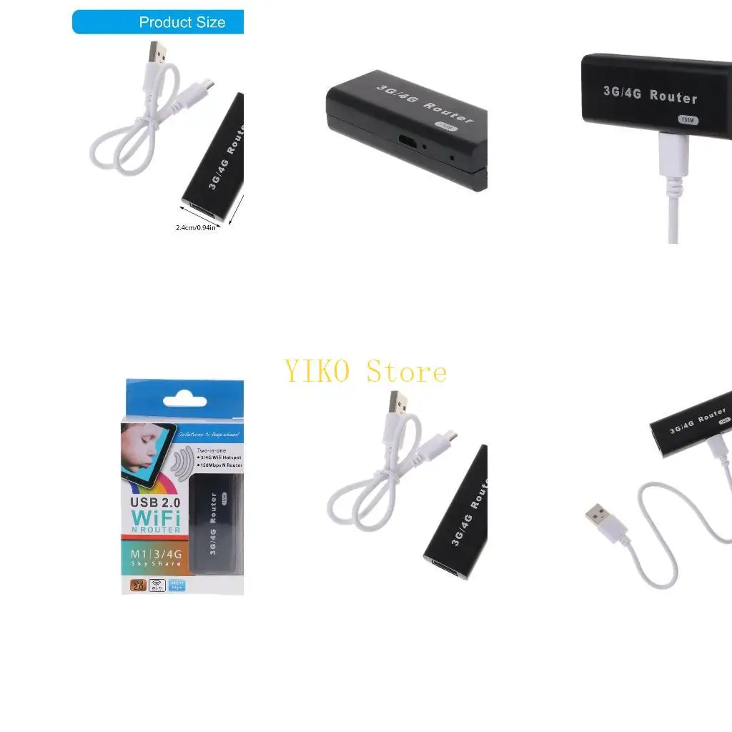 K32C Portable Mobile Hotspot Car Wi-Fi Sharing Wlan Modem 150Mb