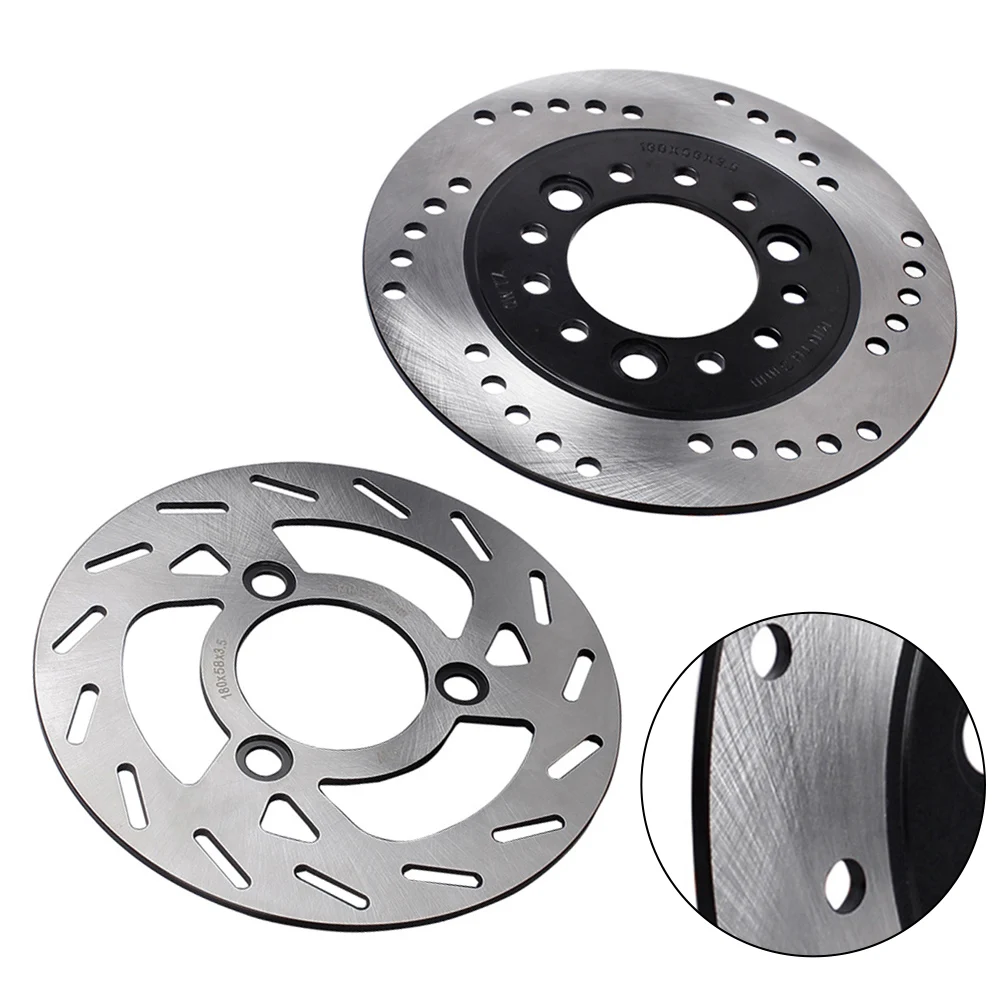 Electric Bike Disc Brake 180x70x58MM 3MM Thickened Disc Brake Flat Disc For GY6 Scooter DR20 For ROTOR 180MM 3 Hole Brakes Parts