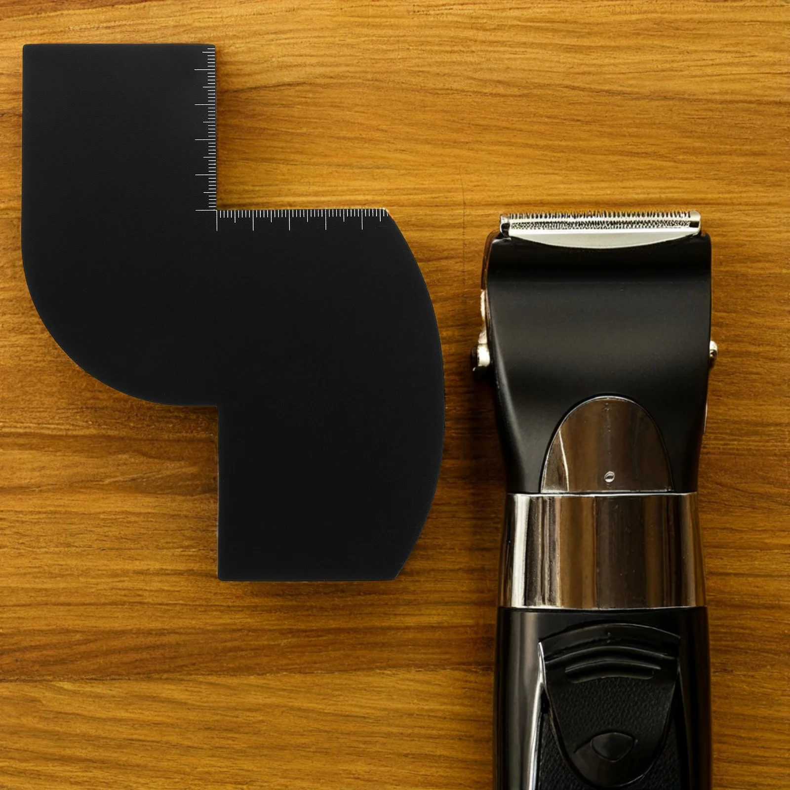 

Hairdressing Tool Barber Precision Measurement Grooming Alignment Trimming Hairline Beard Edges Styling Durable Design