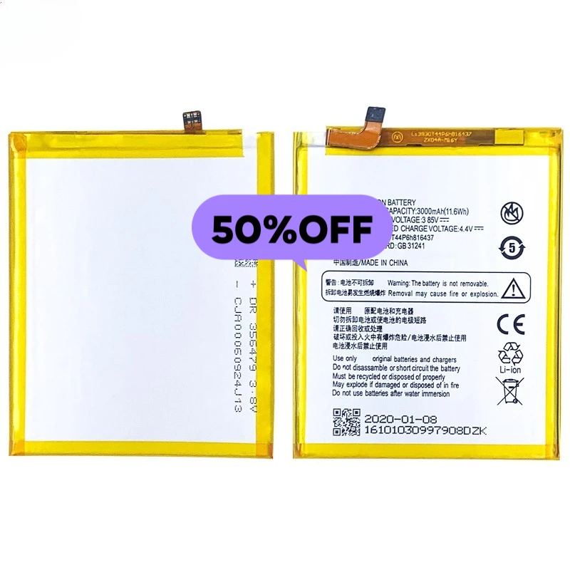 0 Cycle LI3930T44P6H816437 Battery for ZTE Blade X Z965 Phone High Quality Replacement Lithium Polymer Grade A Cell with Tools