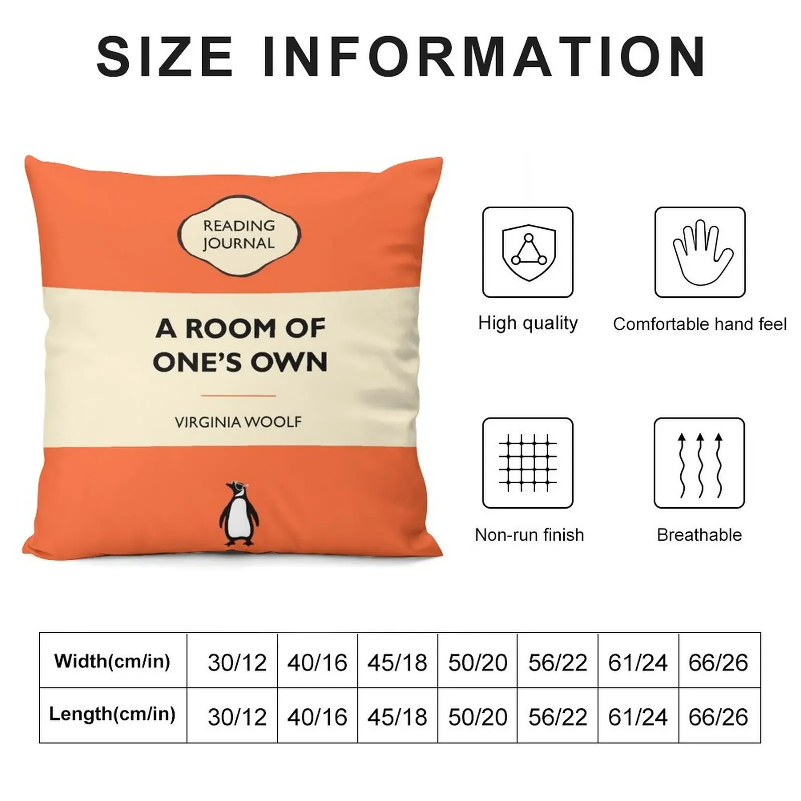 A Room of One's Own Reading Journal Throw Pillow pillowcases for sofa cushions Pillow Decor Embroidered Cushion Cover pillow