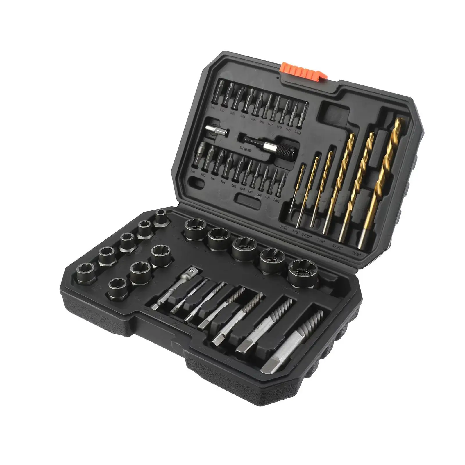 48Pcs Screw Bolt Extractor Set Lug Nut Remover Set for Stripped Professional