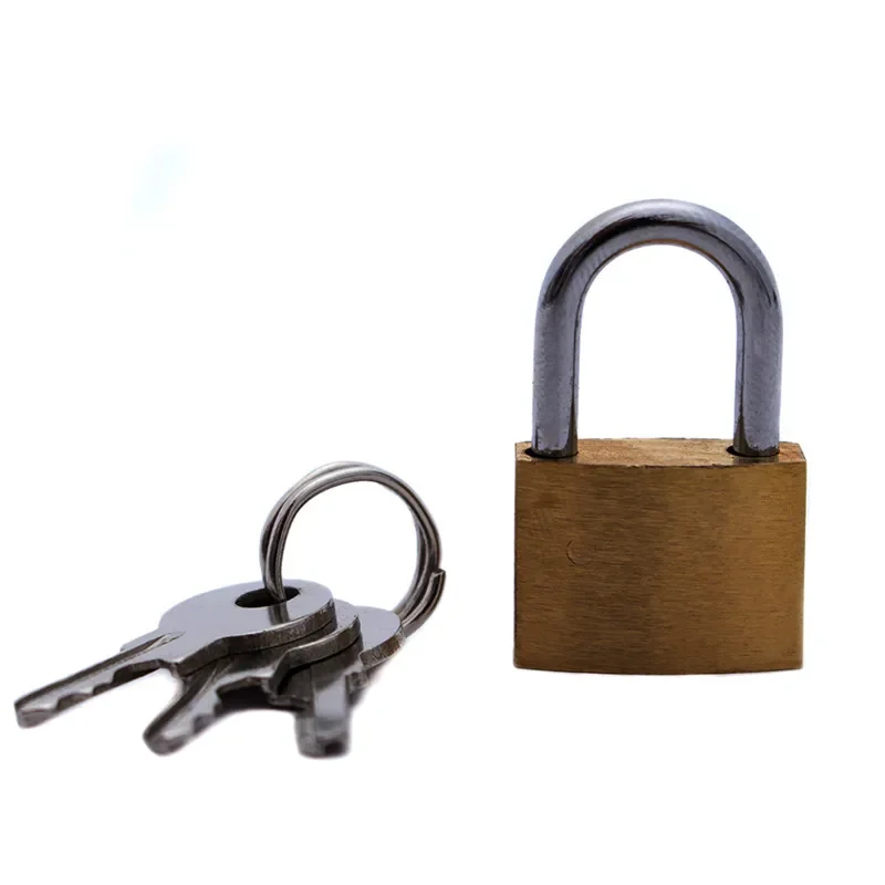 18MM Mini Copper Suitcase Drawer Lock Luggage Case Keyed Padlock Backpacks Jewelry Boxes Cabinet Lock
