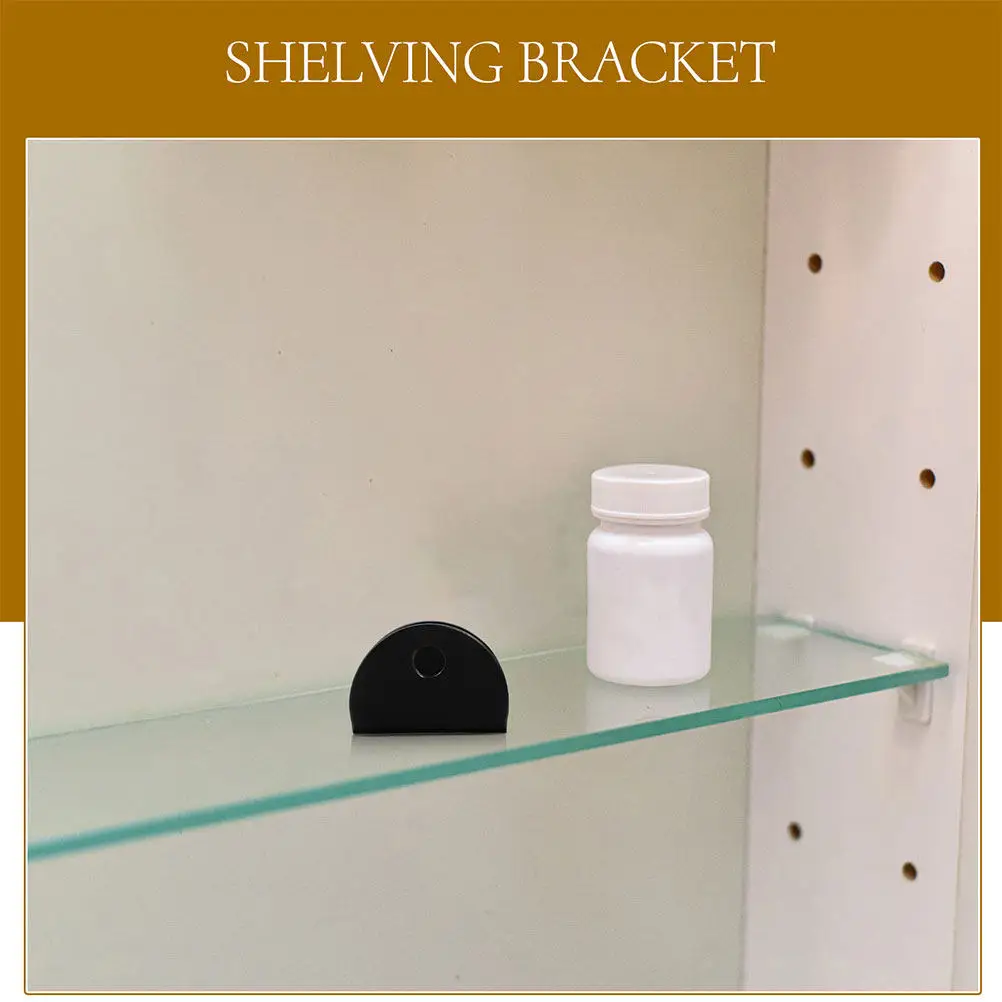 10Pcs Glass Mirror Clips Retainer Brackets Heavy Duty Stainless Steel Mirror Holders Frameless Wall Mount Fixing Kit