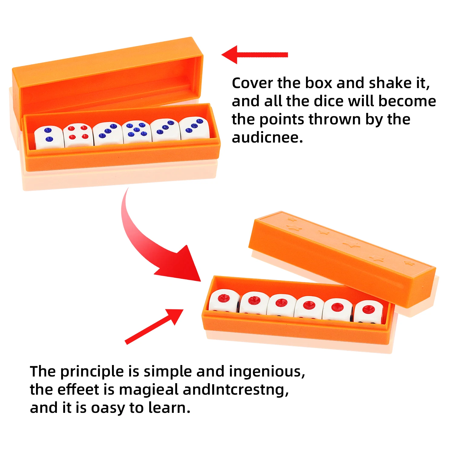 شخصيات النرد الخارقة لعبة سحرية رائعة ، الدعائم الأداء ، تعليمات ، ألعاب جديدة وفريدة من نوعها