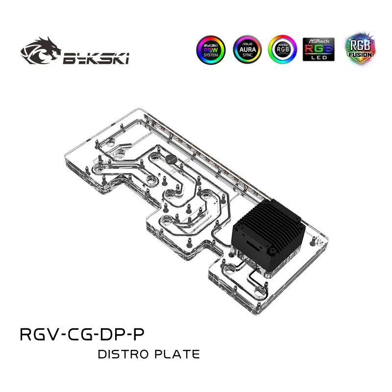 

Bykski Distro Plate For COUGAR DUOFACE PRO Case Waterway Plate RGB Reservoir Water Tank Support Motherboard Control RGV-CG-DP-P