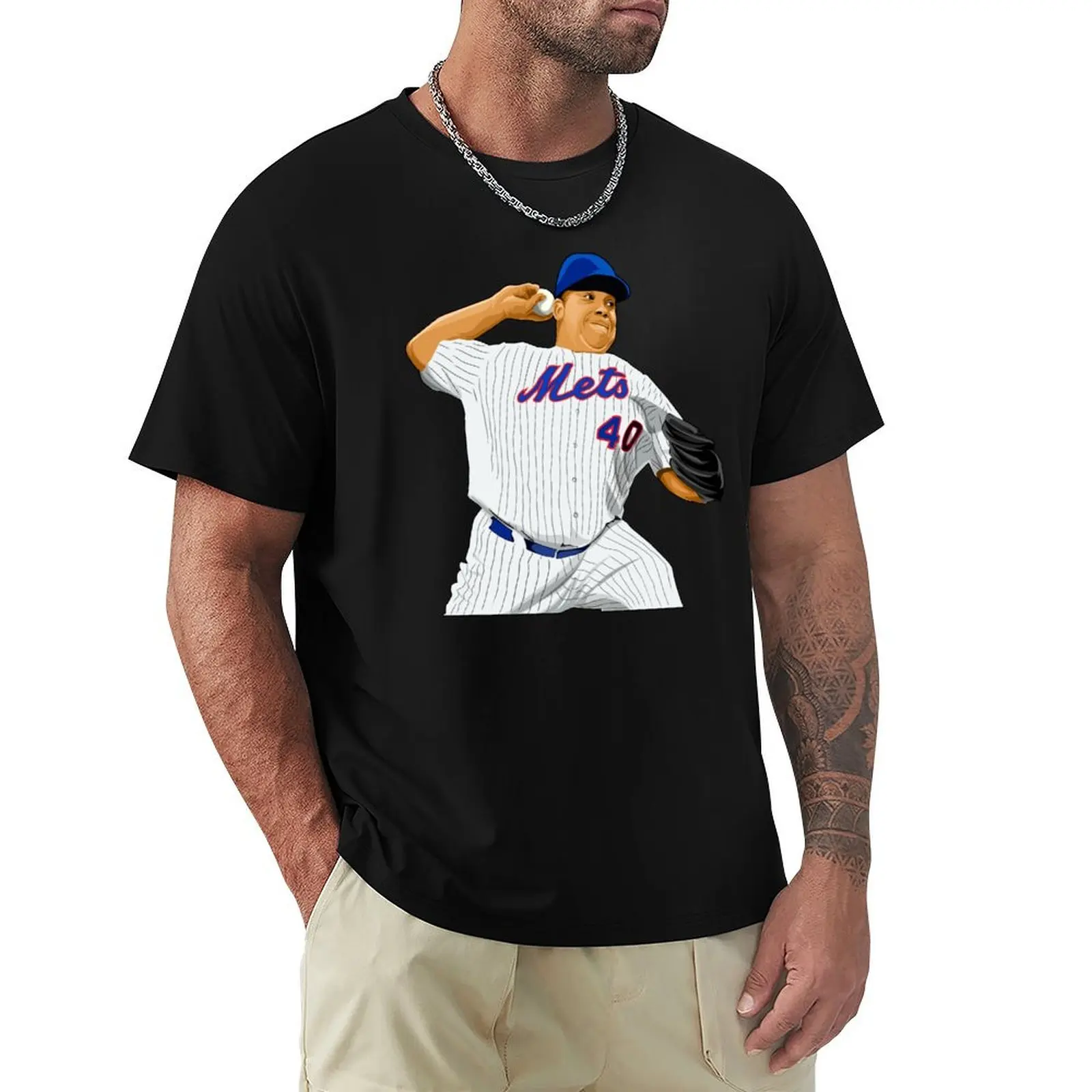Bartolo Colon #30 Pitching T-Shirt man t shirts high quality luxury brand T-Shirt