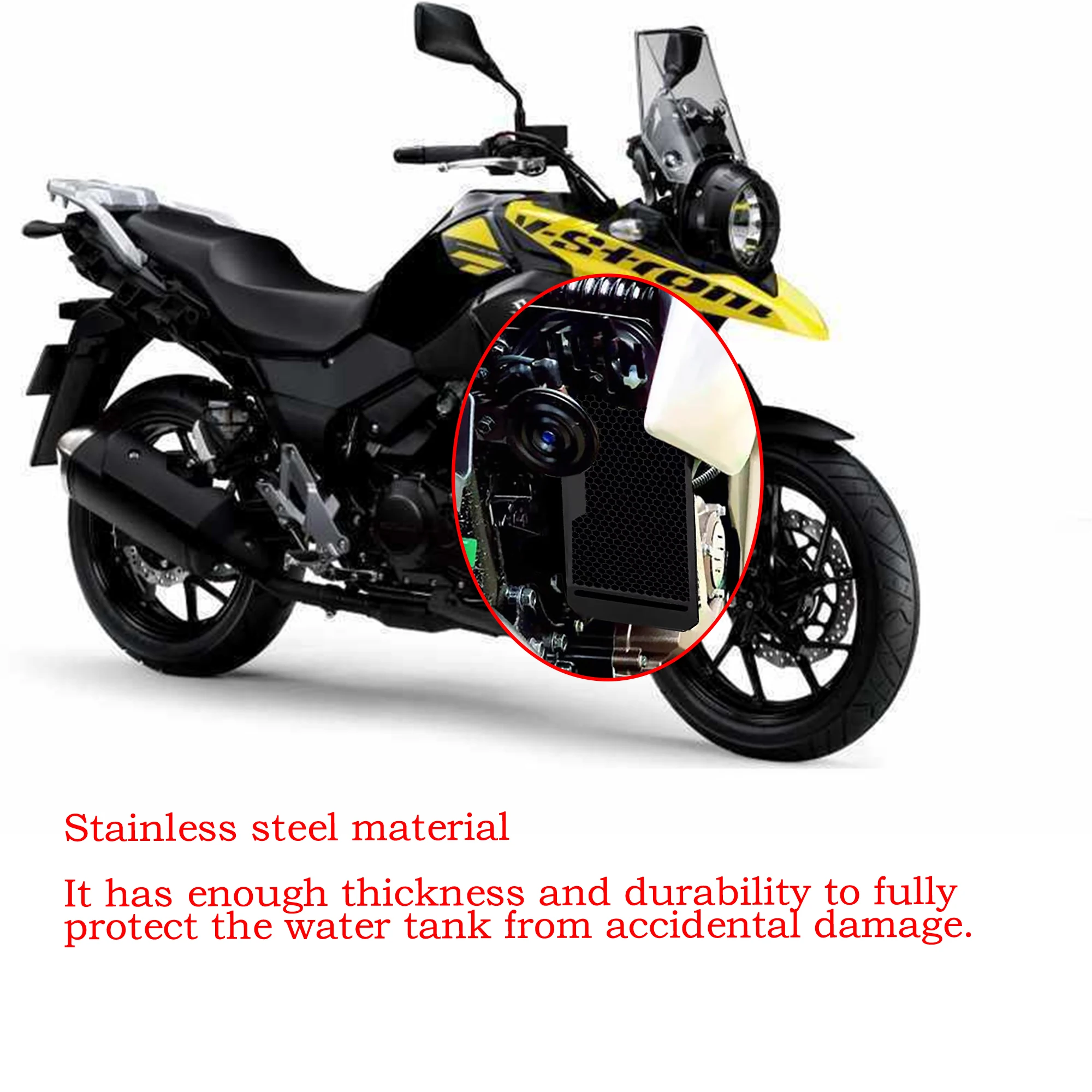 For V Strom 250SX 2023 2024 New Motorcycle Radiator Guard Radiator Core Guard Radiator Guard v-Strom 250sx Guard Mesh Accessorie
