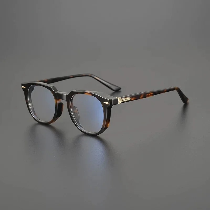 

Large Size Frame Big Face Brand Designer Glasses Men High Density Acetate Eyeglasses Myopia Eyewear Spectacles Oculos De Grau