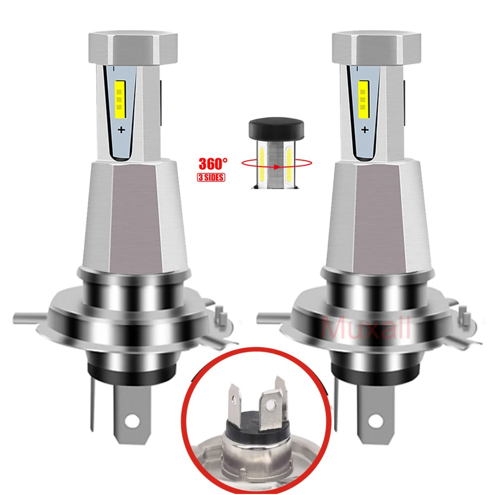 

2Pcs CSP H7 H4 LED Car Bulbs 3Sides H11 H8 HB4 HB3 9005 9006 Fog Lights 3000K 6000K 12000K Car Driving Lamp Auto HeadLight 12V