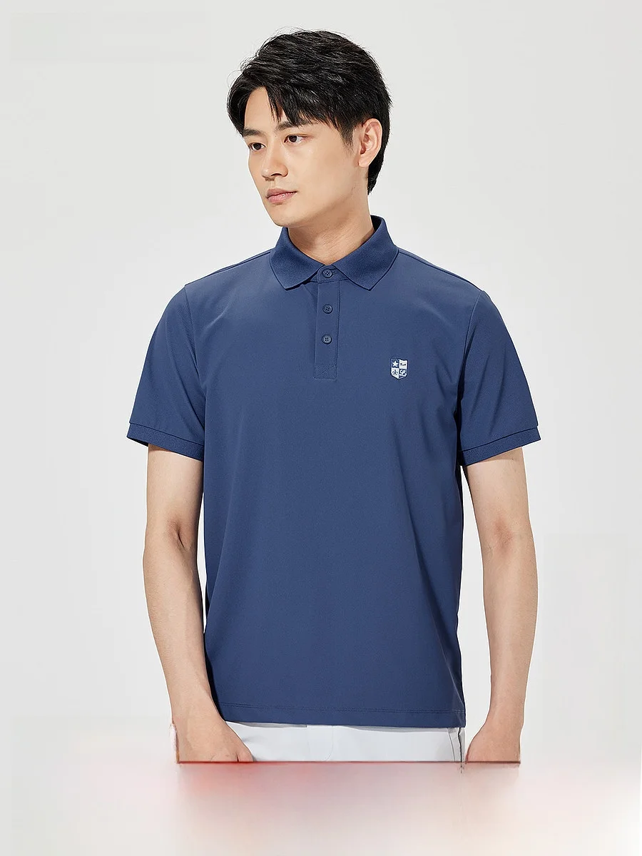 Lilanz Men's Short Sleeve  Shirt Casual Summer New Cool Feeling UV Protection Business Fashion Urban Style T-shirt