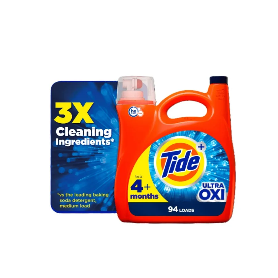 

Tide Ultra Oxi Liquid Laundry Detergent HE Compatible 132 fl oz 94 Loads