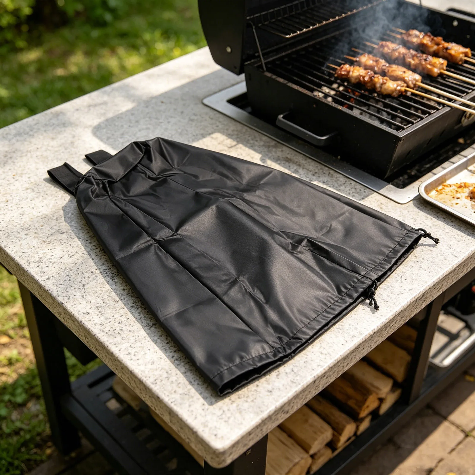 Protect your outdoor propane cylinder with Oxford cloth dust cover featuring vent design handles and fits 20lb gas tanks
