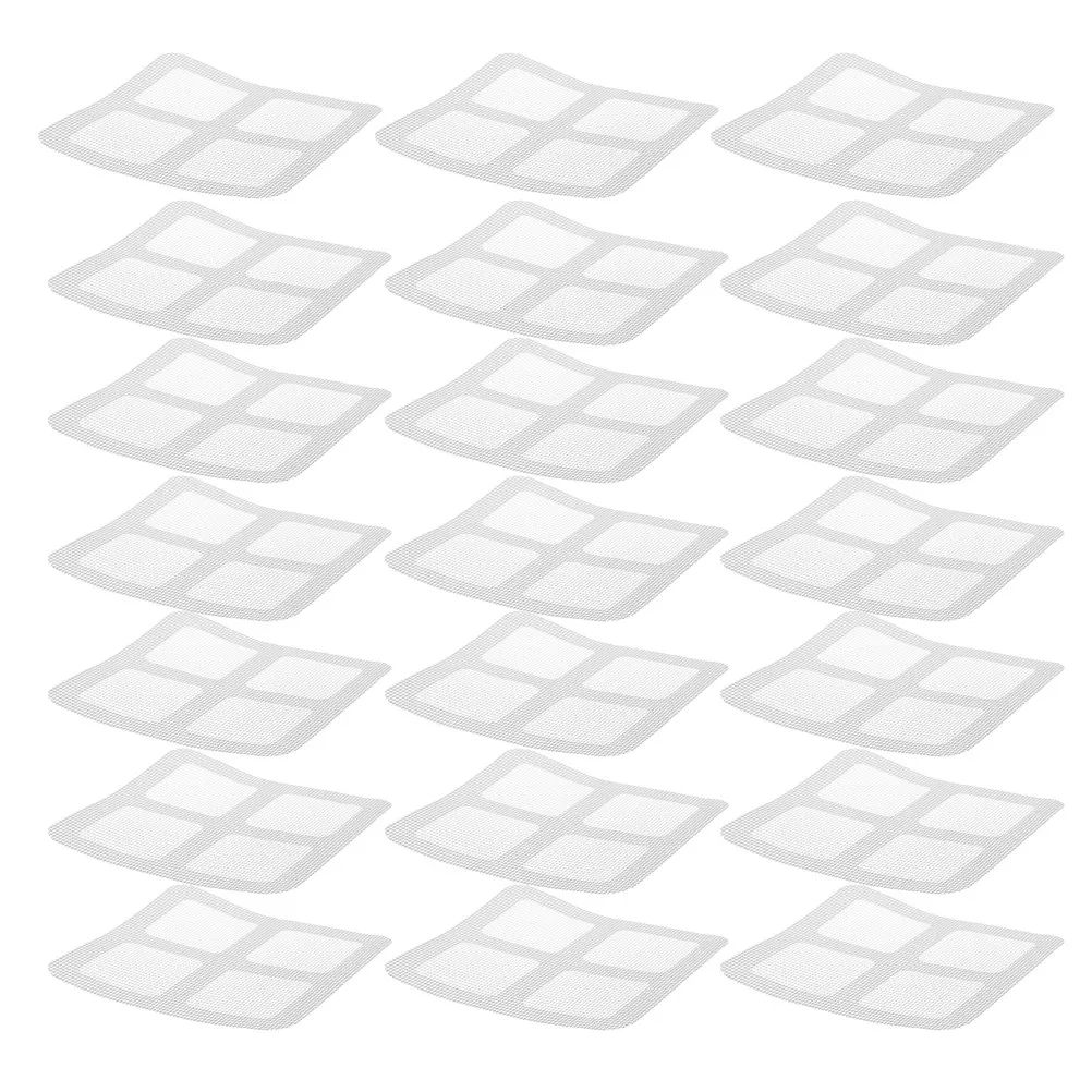 30Pcs Mesh Screen Repair Patch Self-Adhesive Floor Drain Sticker Shower Window Hole Cover Hair Catcher Anti-Blocking Filter