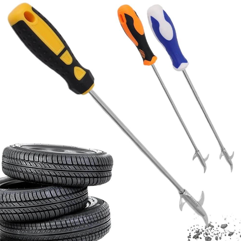 Car Tire Repair  Cleaning Hook Screwdriver Accessory Car Tire Stone Cleaner Stone Remover Tire Cleaning Tool Tire Repair Tools ﻿