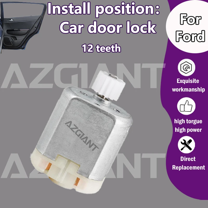 

For Ford F150 F250 F350 F450 F550 Five Hundred Car Central Door Lock Latch Module Motor 12T rigid plastic gear 12V auto parts