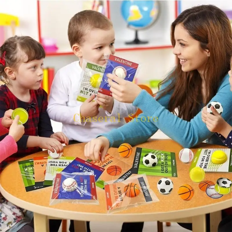 E7CE paczka 24 kolorowych mini -piankowych piłek stresowych zabawka dla stresu Zmniejszenie przyjęcia urodzinowego squeeze piłki