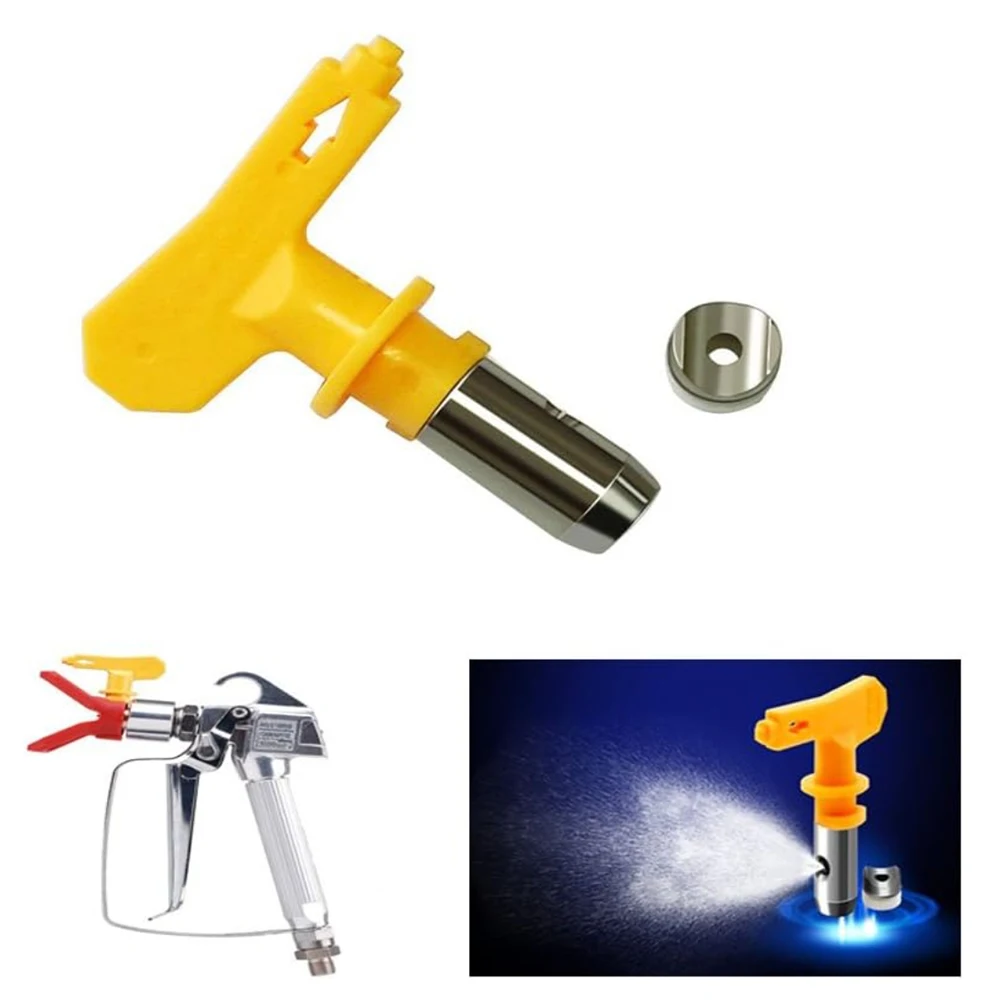 Yellow Reversible Tungsten Steel Spray Nozzles Practical Home Gardening Tools Various Sizes for Home And Garden