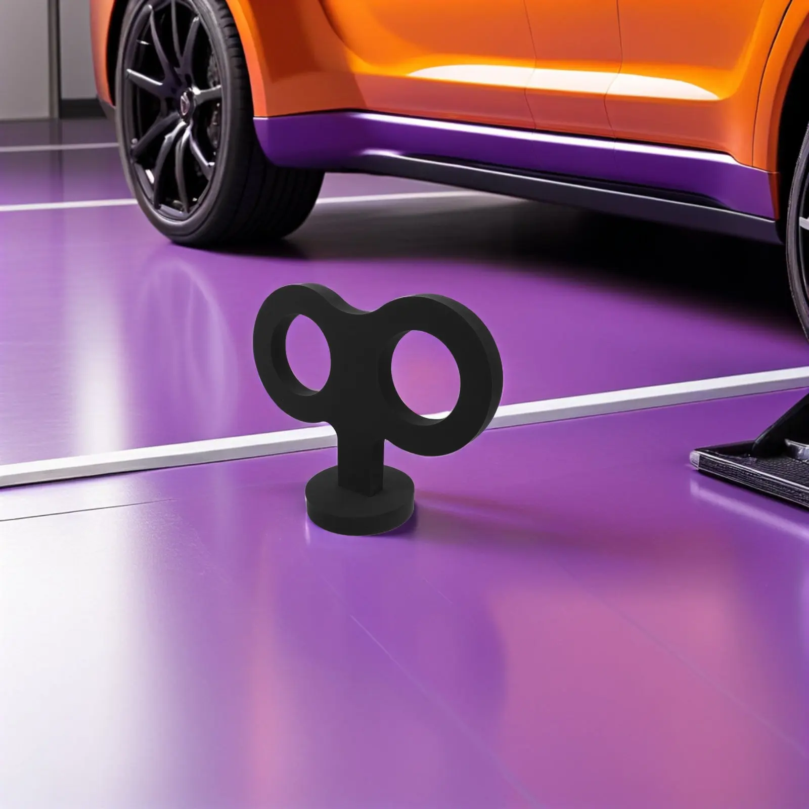 2Pcs Car Wind Up Key Creative Decoration Sturdy Eva Car Roof Accessory Weather Resistant Exterior Ornament for Vehicle
