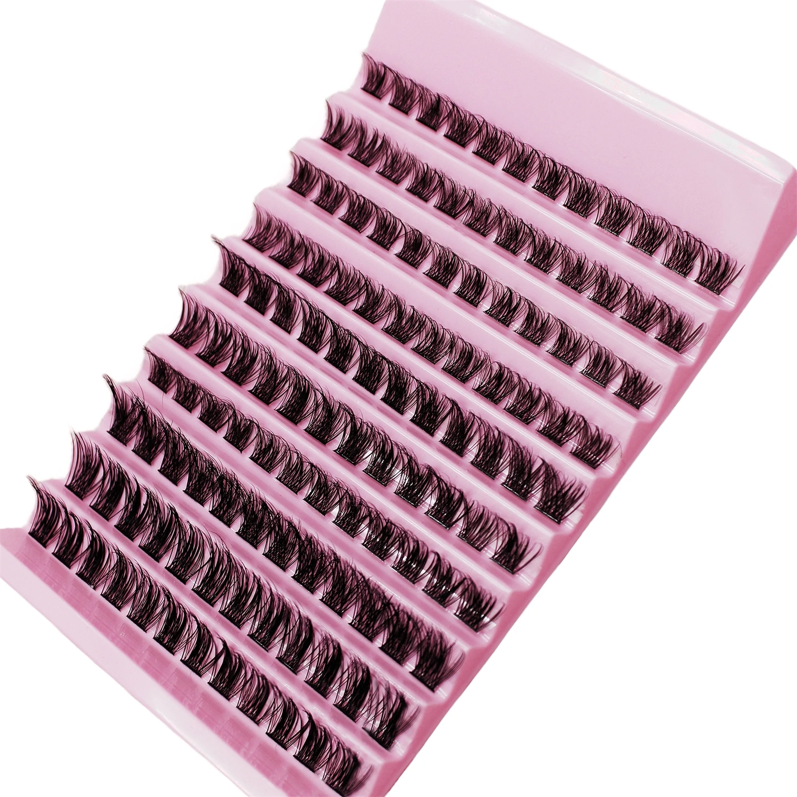 Lash Clusters 120pcs Cluster Lashes 8-16mm Wispy Individual Lashes Extensions Natural Look Lashes D Curl Fluffy Cluster Lashes — zdjęcie 4