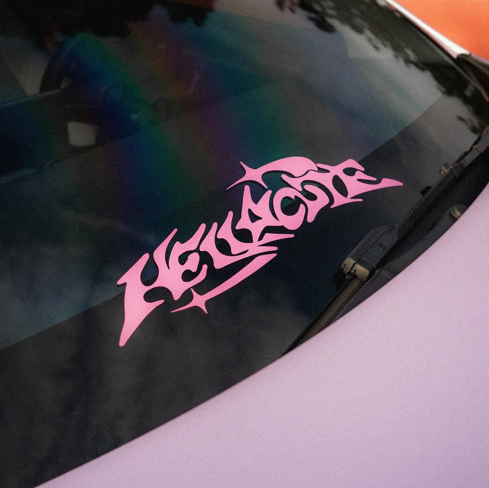 Gothic Hellacute Car Sticker Waterproof Vinyl Decal Car Bumper Window Motorcycle Helmet Laptop Tank Fairing Exterior Decor