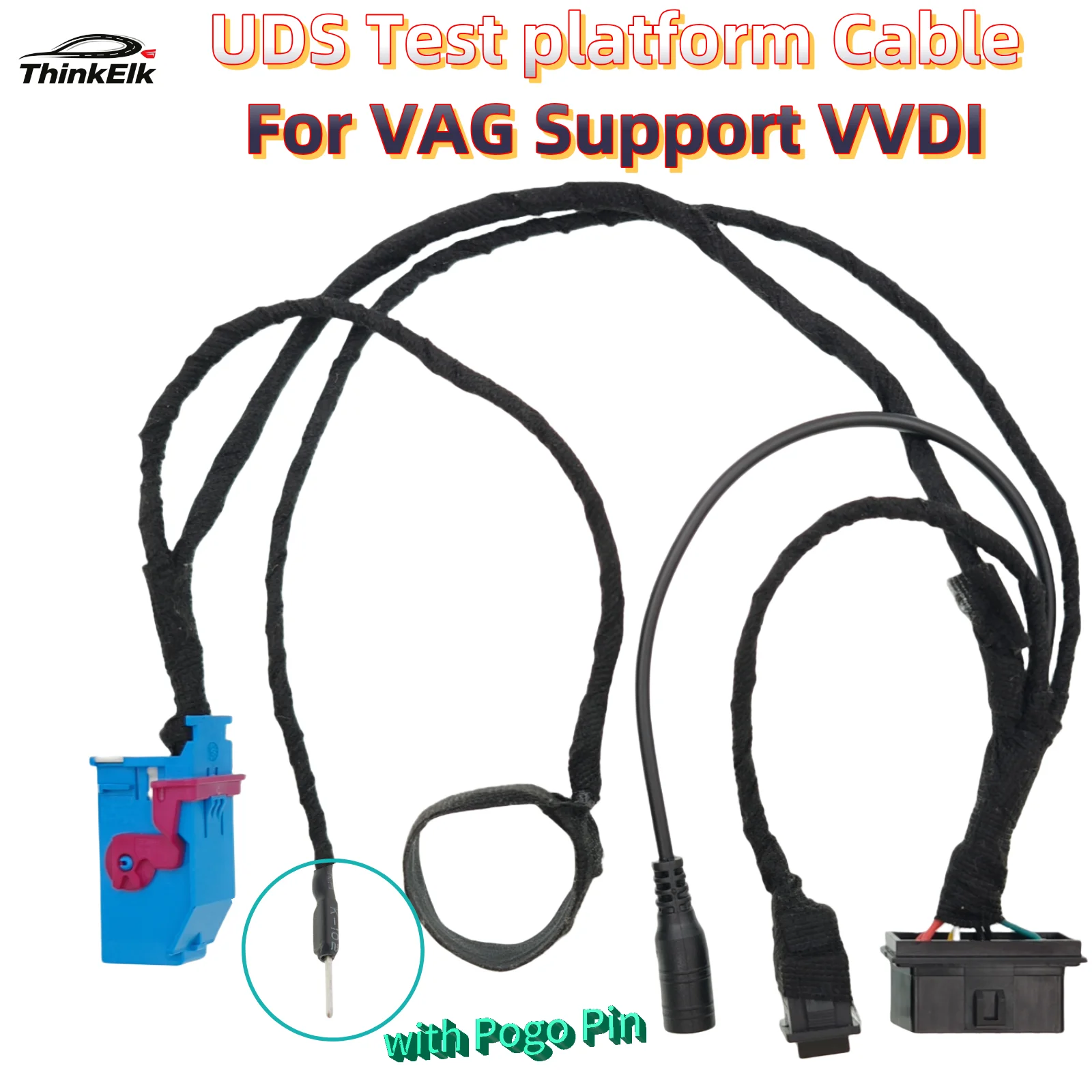 Test Platform Cable with Pogo Pin for VAG UDS Dashboard Micronas Custer for V-W Volks-wagen V-A-G Instrument Communication Cable