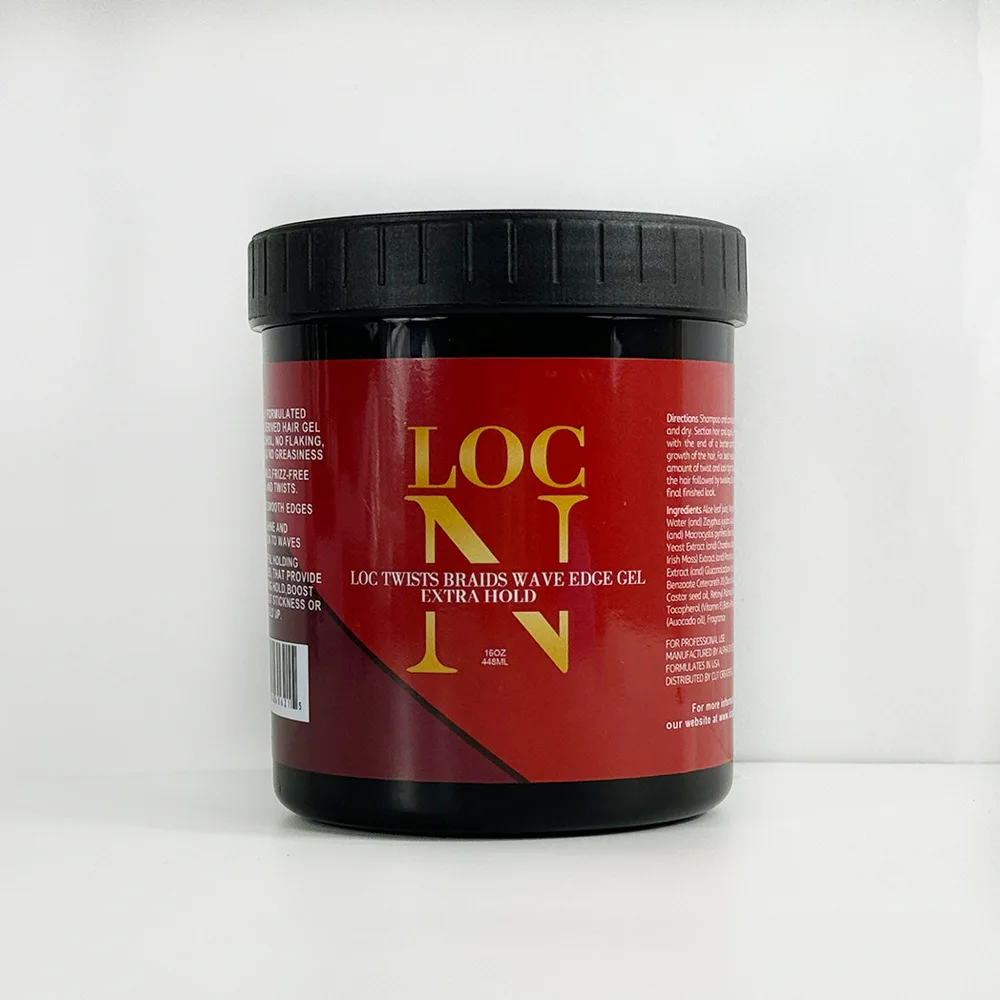 

LOC N BRAID Edge Control & Hair Gel, Strong Hold Styling for Braids & Hairline, Non-Flaking Formula
