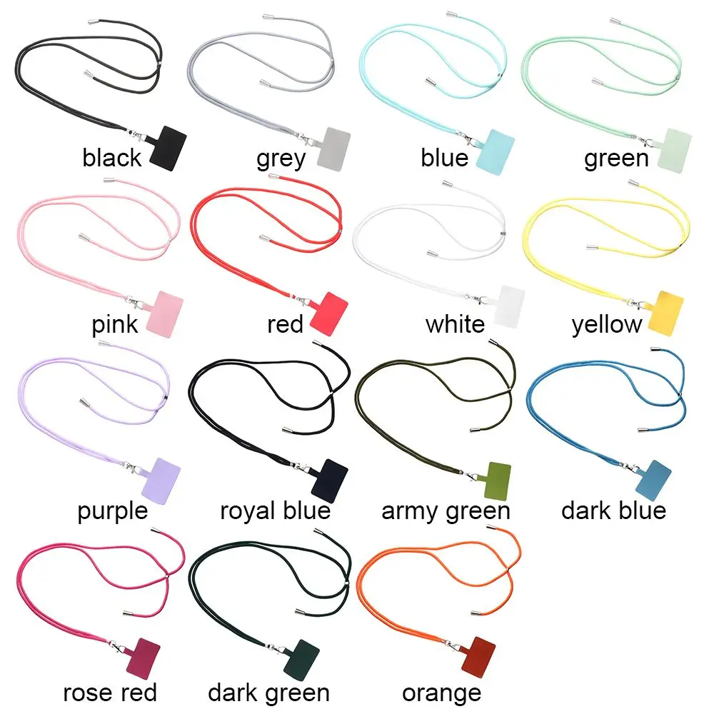 Cinghie per custodia di sicurezza per telefono a tracolla universale anti-smarrimento Cinghie per cinturino in nylon Patch per collo Cordino per telefono