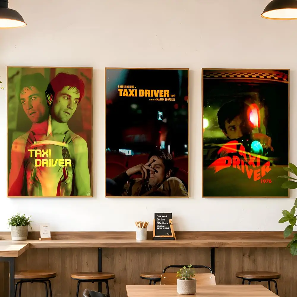 Classic Movie Taxi Driver Poster Matte Wall Peel And Stick Decor Bedroom Living Room Office Dorm Home