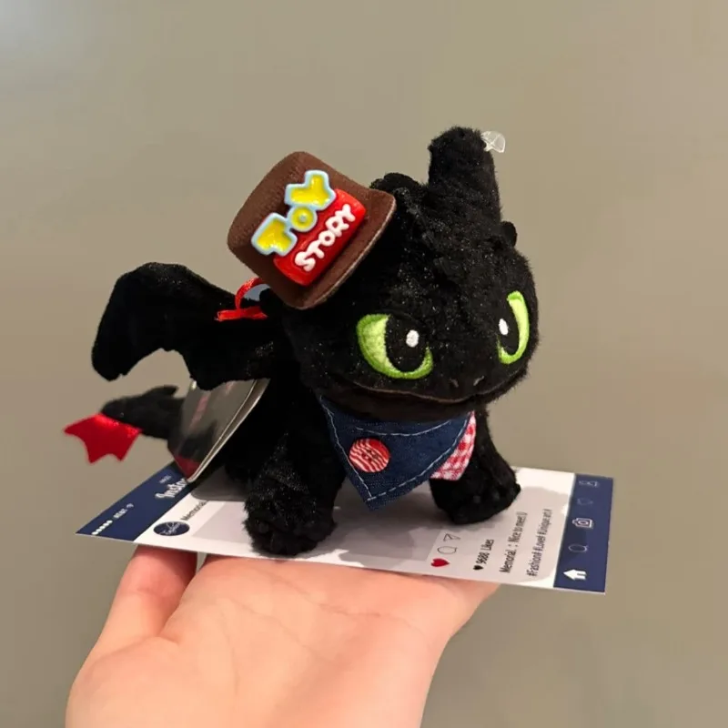 Potdemiel Genuine How To Train Your Dragon Cute Toothless Plush Toy Pendant Bag Pendant Keychain Girl Christmas Gift