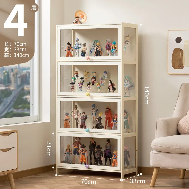 

Минималистичный витринный шкаф для фигурок Lego, домашний, кремовый, пылезащитный, акриловый, прозрачный, для моделей, игрушек и коллекционных фигурок (Blind Box)