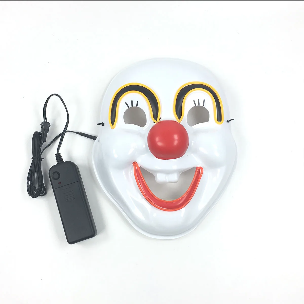 New Smile Clown Mask Family Cosplay Full Face Head Cover Mask Carnival Holiday Glow Decorative Suppies