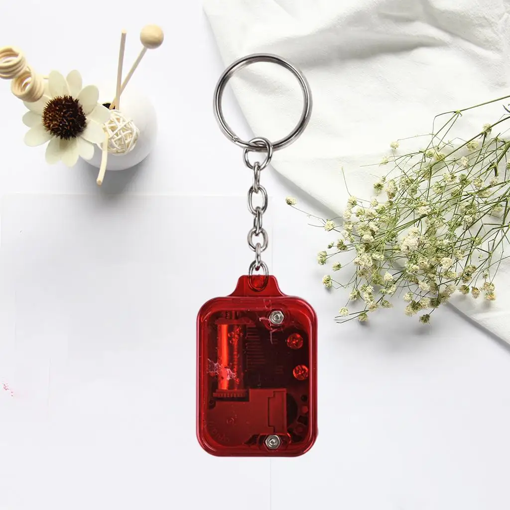 Pendentifs musicaux pour enfants, porte-clés en acrylique, jouet mélodie apaisant pour cadeaux de bébé et d'amis