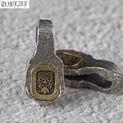 Handcrafted 925 Silver Zaki Lam Bum Counter Sterling Tibetan Wealth Buddha Charm Buddhist Jazzlam Prayer Beads Bum Counters