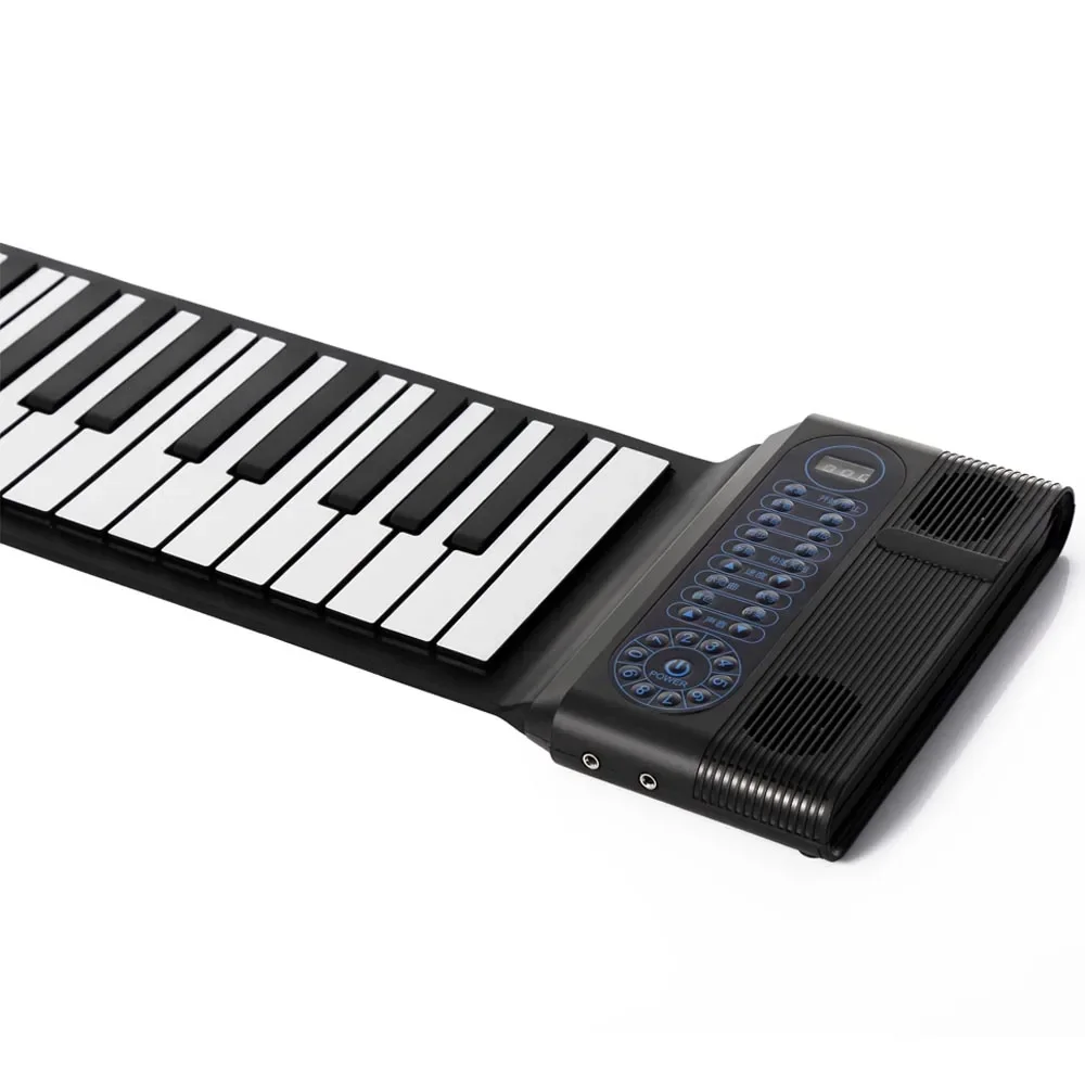 IWord Professional S3088 Silicone Flexible 88 touches Piano enroulable à la main double haut-parleurs intégrés