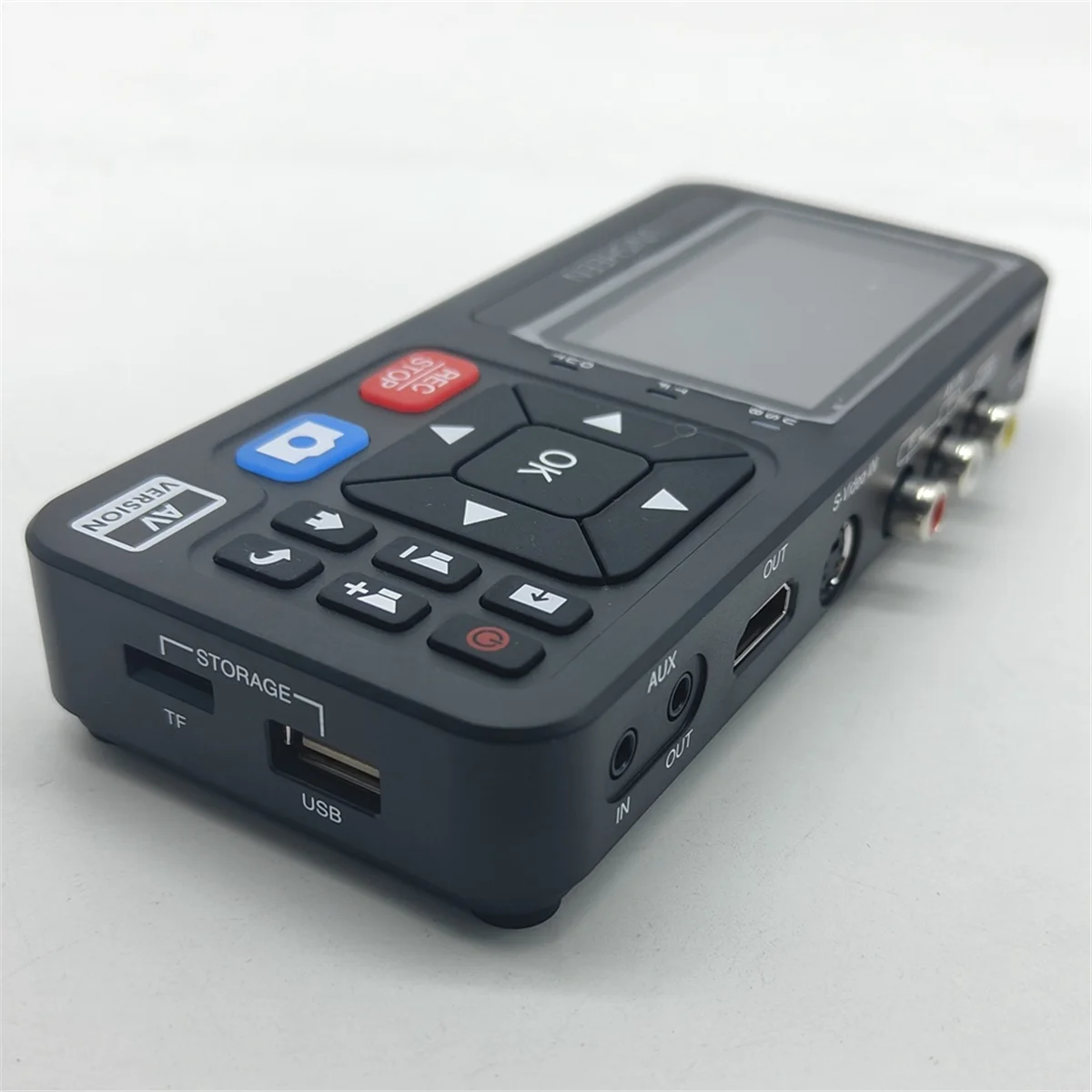【Price-Drop!】UNISHEEN UR230A StandAlone Endoscop Analog CVBS RCA SVideo MP3 Video Recoder Camera USB Capture Card Box EU Plug