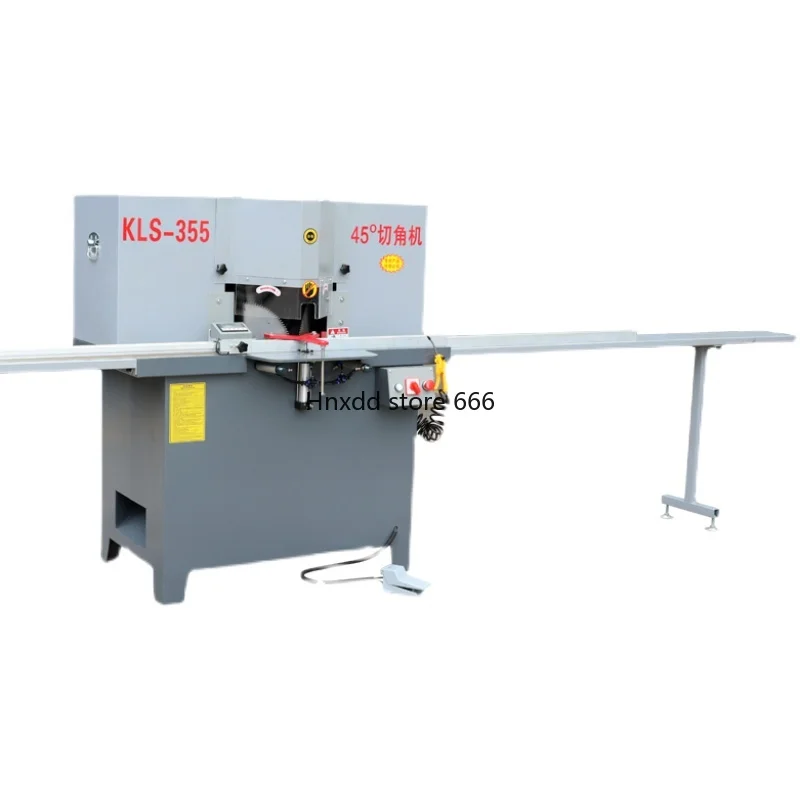 Double head saw picture frame photo frame clothing cabinet light box aluminum aluminum alloy cutting machine