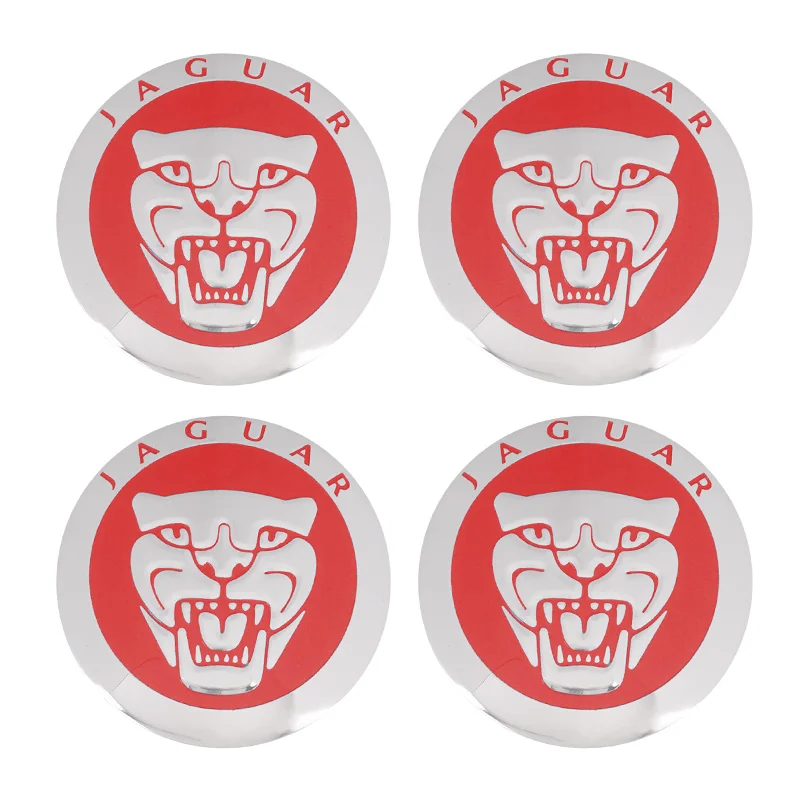 

4Pcs Car Emblem Wheel Hub Center Cap Stickers Rim Badge Cover For Jaguar XF XJ XE XK S-Type F-Type X-Type F-Pace I-Pace E-Pace