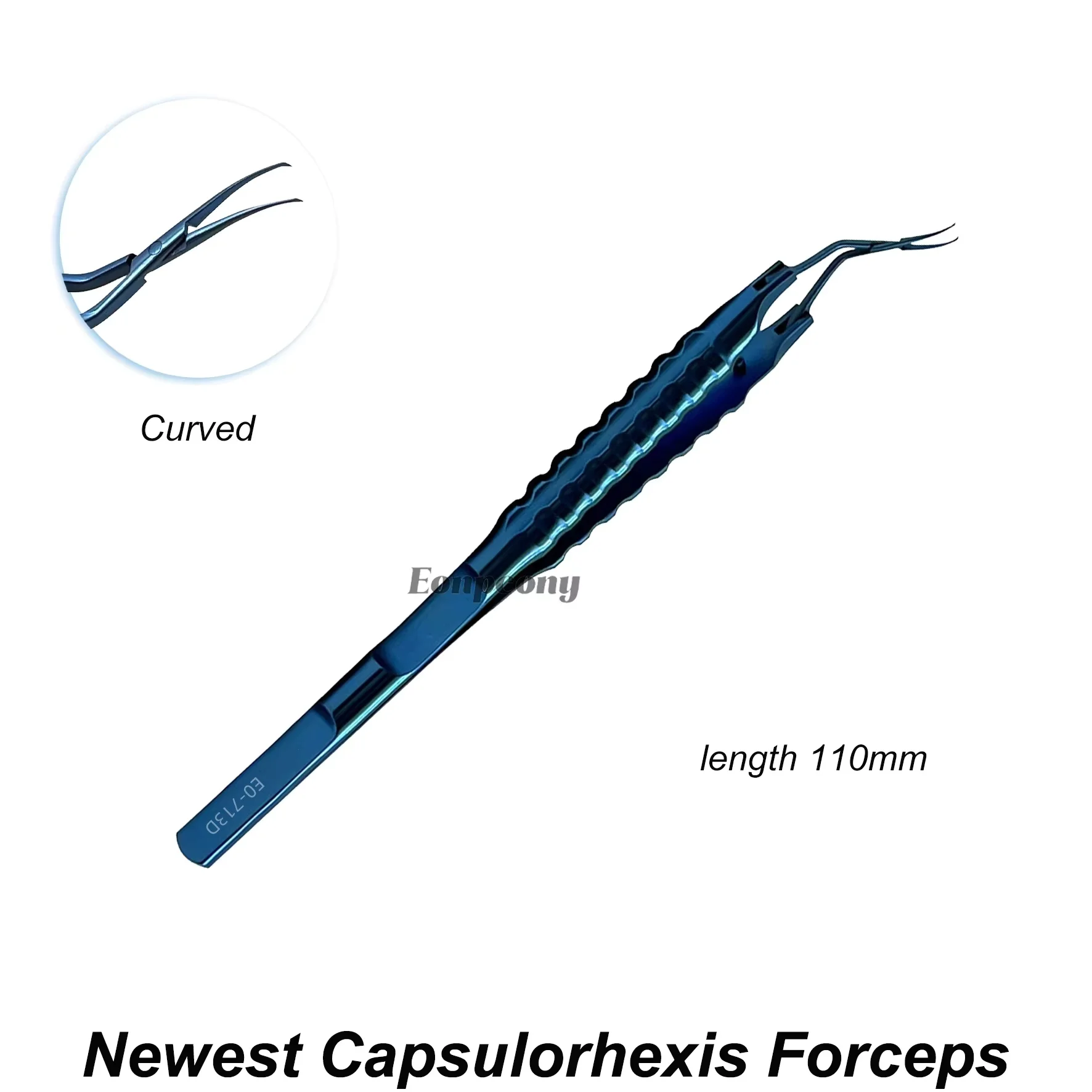 Picture 6: Inamura Capsulorhexis Forceps Utrata Forcepss 1.8mm Incision with Cross Action Handle Ophthalmic Surgical Instruments