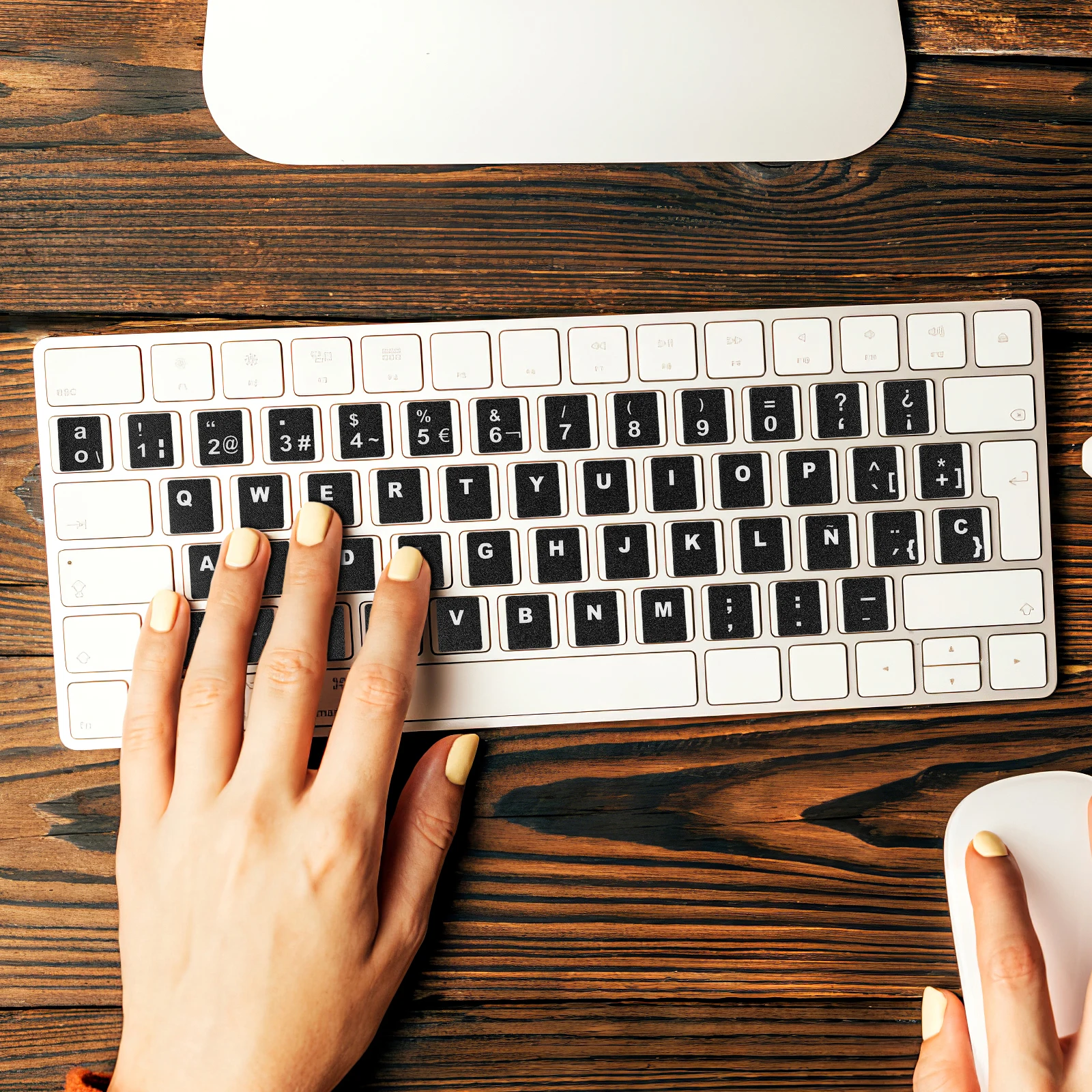 

Keyboard Stickers Sheets Keyboard Language Stickers Laptop Computer Covers Dust Water Resistant Easy Apply Remove Letters Film