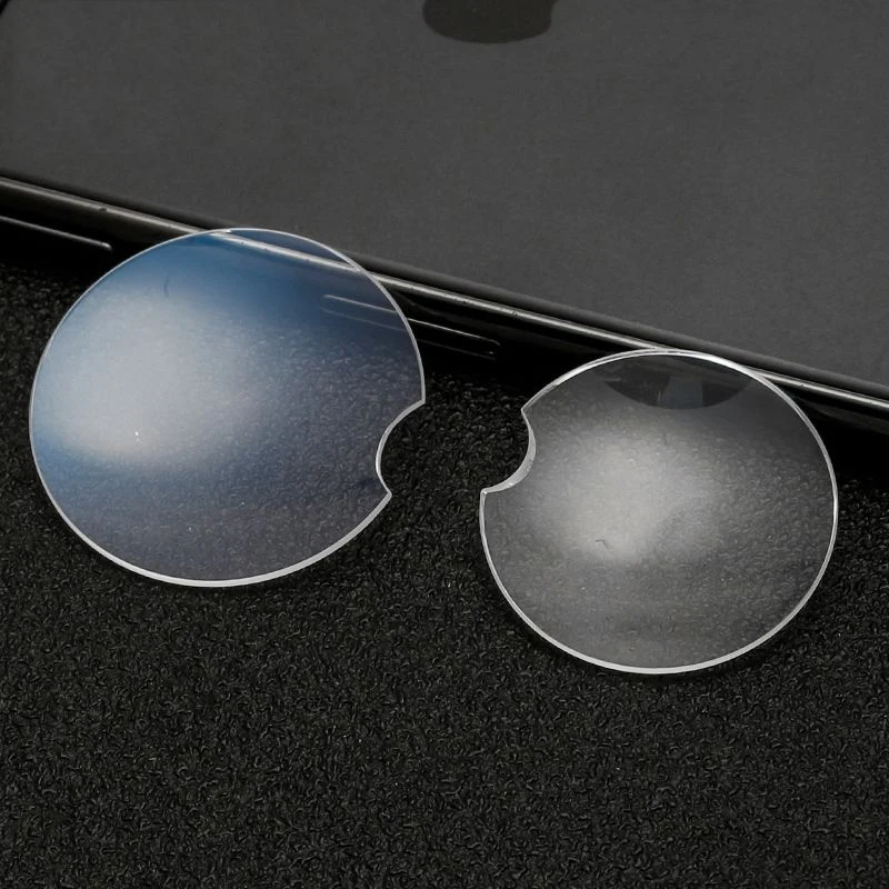 For Cartier Blue Balloon Open Lens Coating Crescent Surface Mask with Blue Light Fish Eye Effect Sapphire Glass Mirror 28mm 36mm image 3