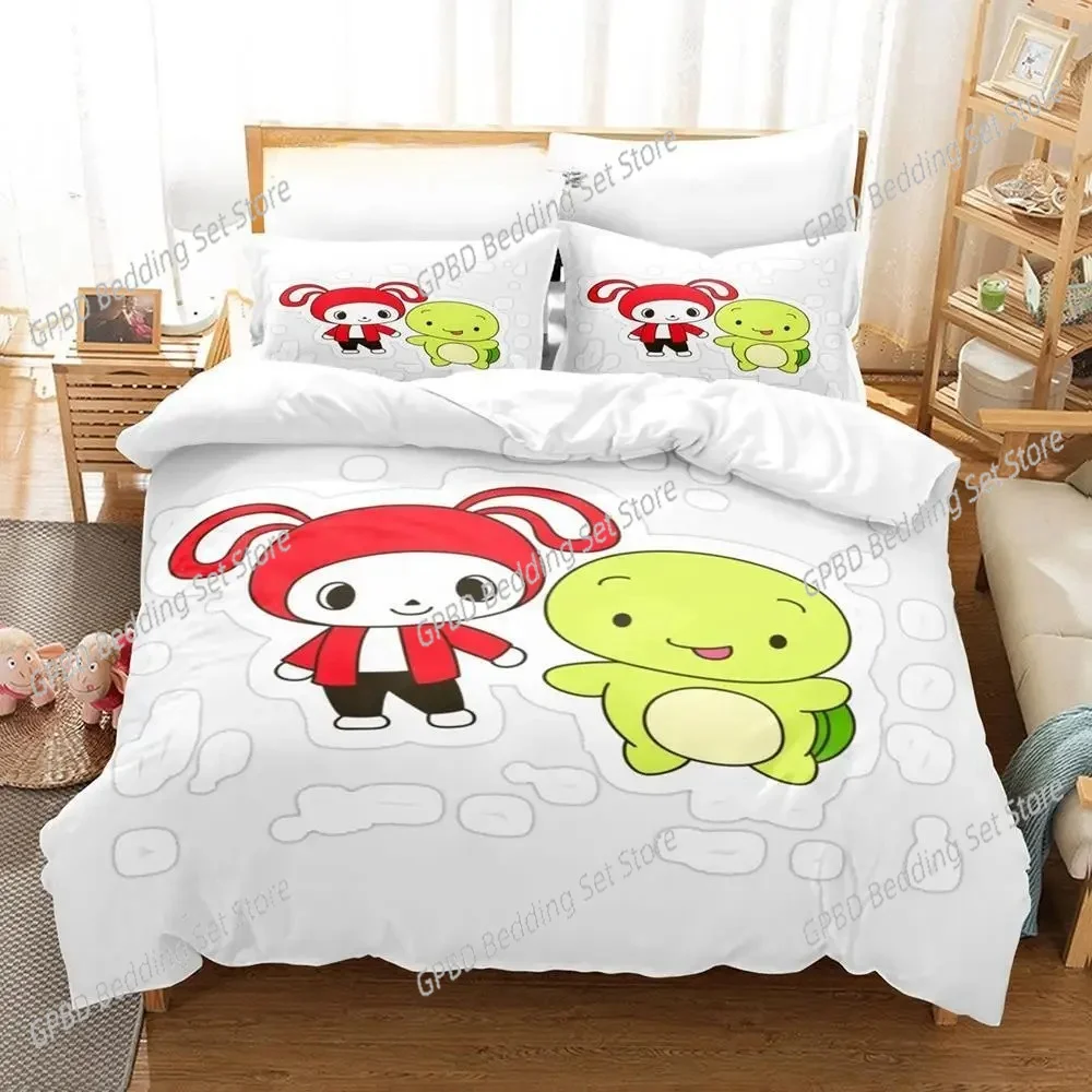 New Maizen Sisters Bedding Set Single Twin Full Queen King Size Bed Set Adult Kid Bedroom Duvet cover Sets Anime Bed Sheet Set