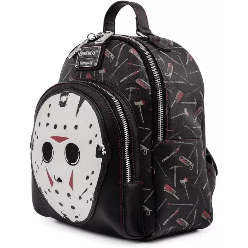 Loungefly Friday The 13th Jason Mask Womens Double Strap Shoulder Bag Purse  Mini Backpacks