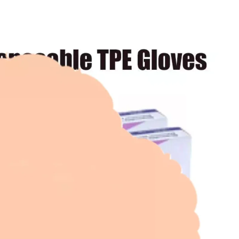 100PCS S/M/L/XL Thickened TPE Disposable Gloves Food Grade Kitchen Cleaning Gloves Wear Resistant No Break