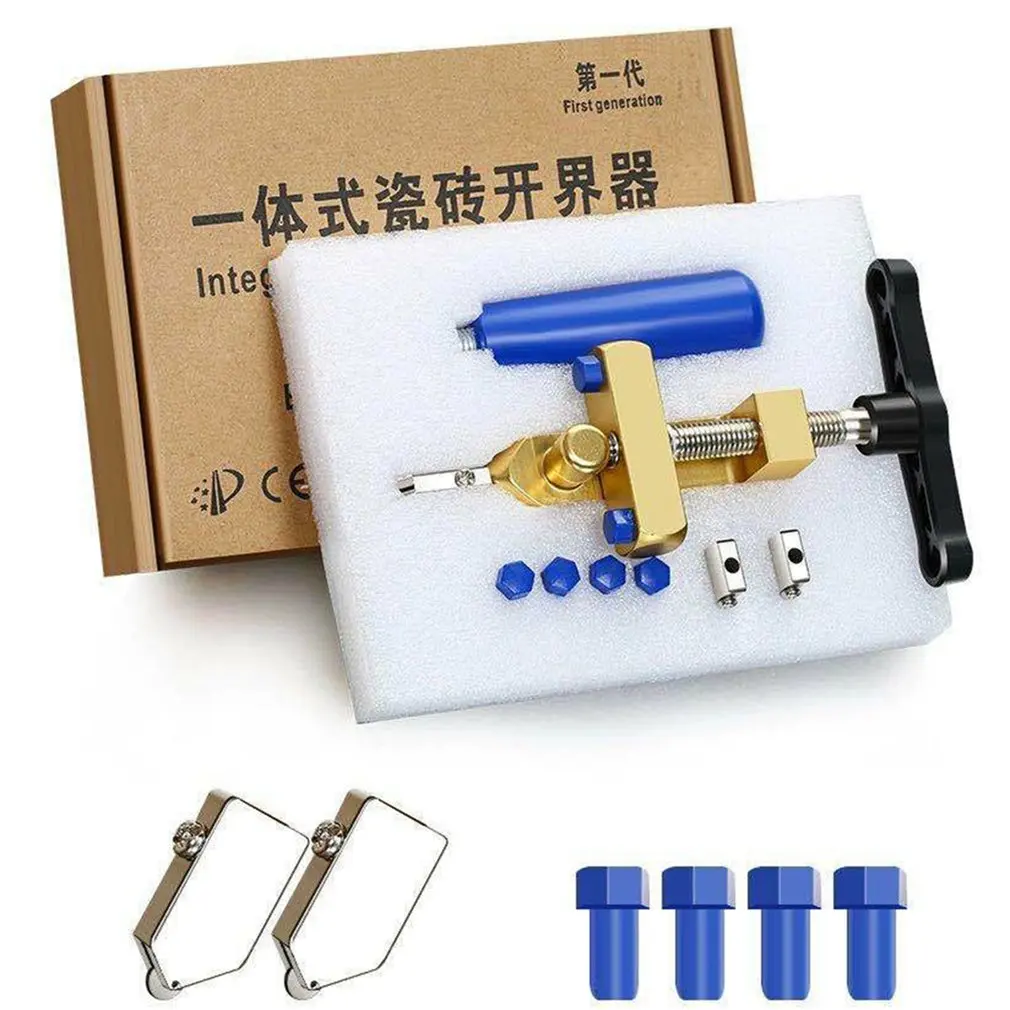 2in1 Diamond Glass Cutter For Glass, Tile Cutting Manual DIY Tile Cutting Construction Tool Set Tools