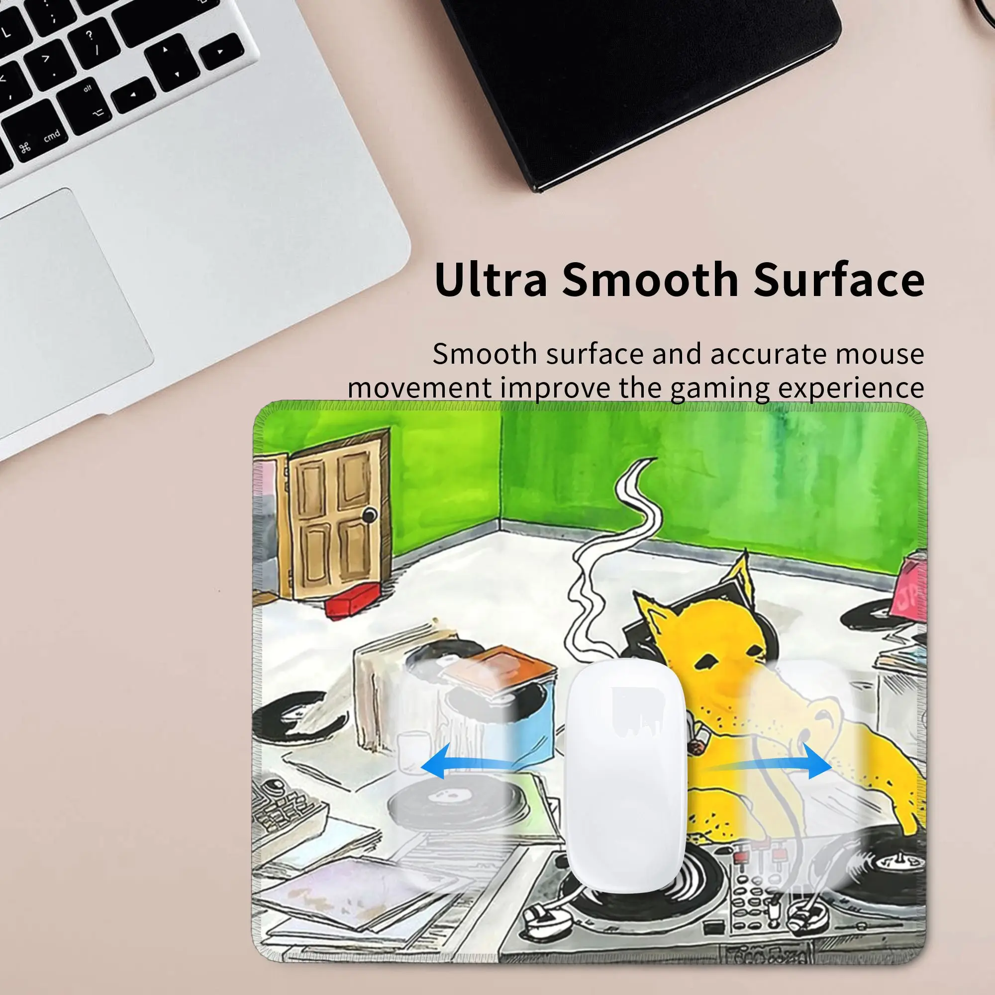 Quasimoto DJ ماوس الوسادة الكمبيوتر لوحة المفاتيح الماوس حصيرة ألعاب الكمبيوتر المحمول حصيرة مكتب الملحقات الجدول الحصير