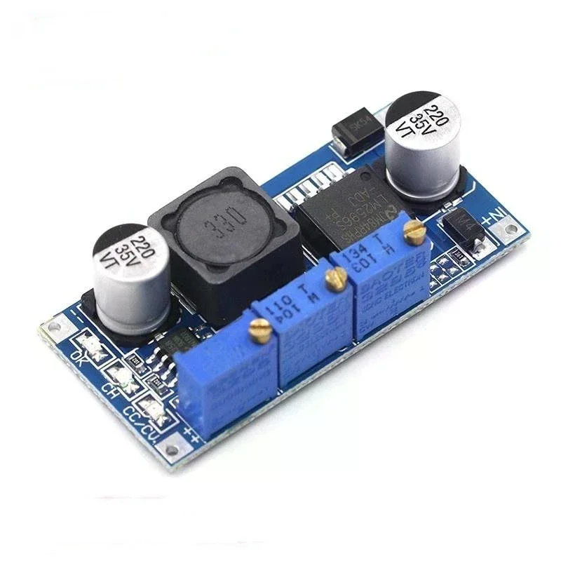 1Pcs Constant Current Voltage Regulator High Efficiency Low Heat Power Supply LM2596 DC-DC Step-down Module LED Driver