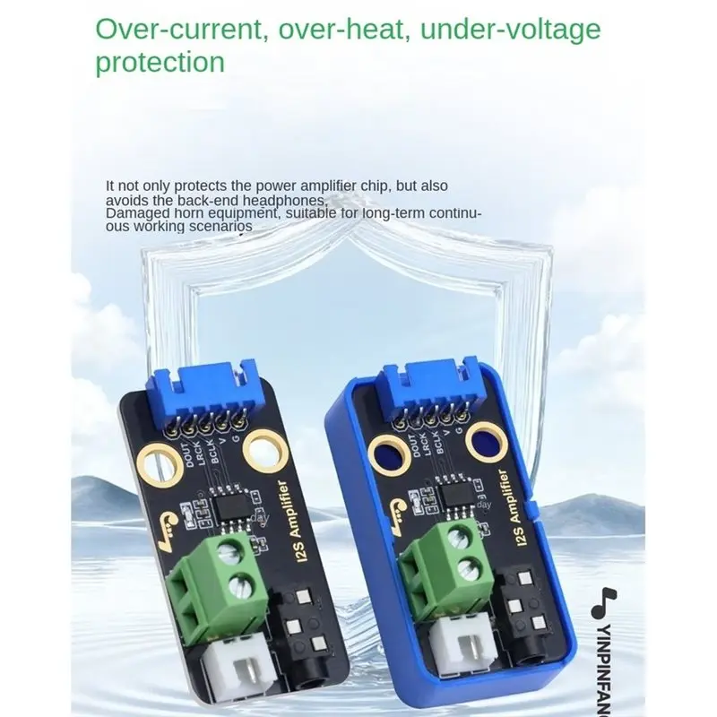 M51K-NS4168 I2S Audio Power Amplifier Module Class D Amplifier Board DIY With Headphone Jack view 4